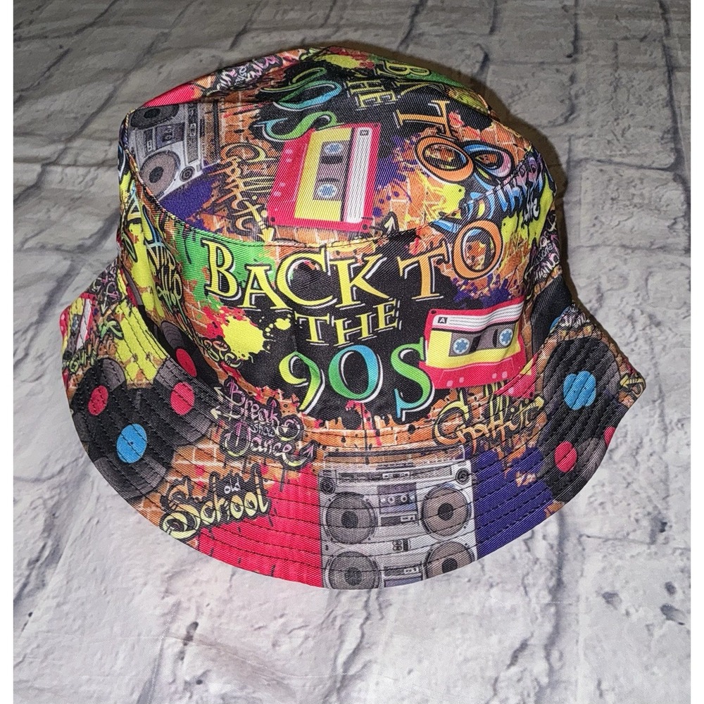 90's Bucket hat‎ NWOT Back To The 90's